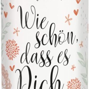 Herz & Heim City Secco 0.2 L Gift Idea/Wie schön dass es Dich gibt/with Name of Choice
