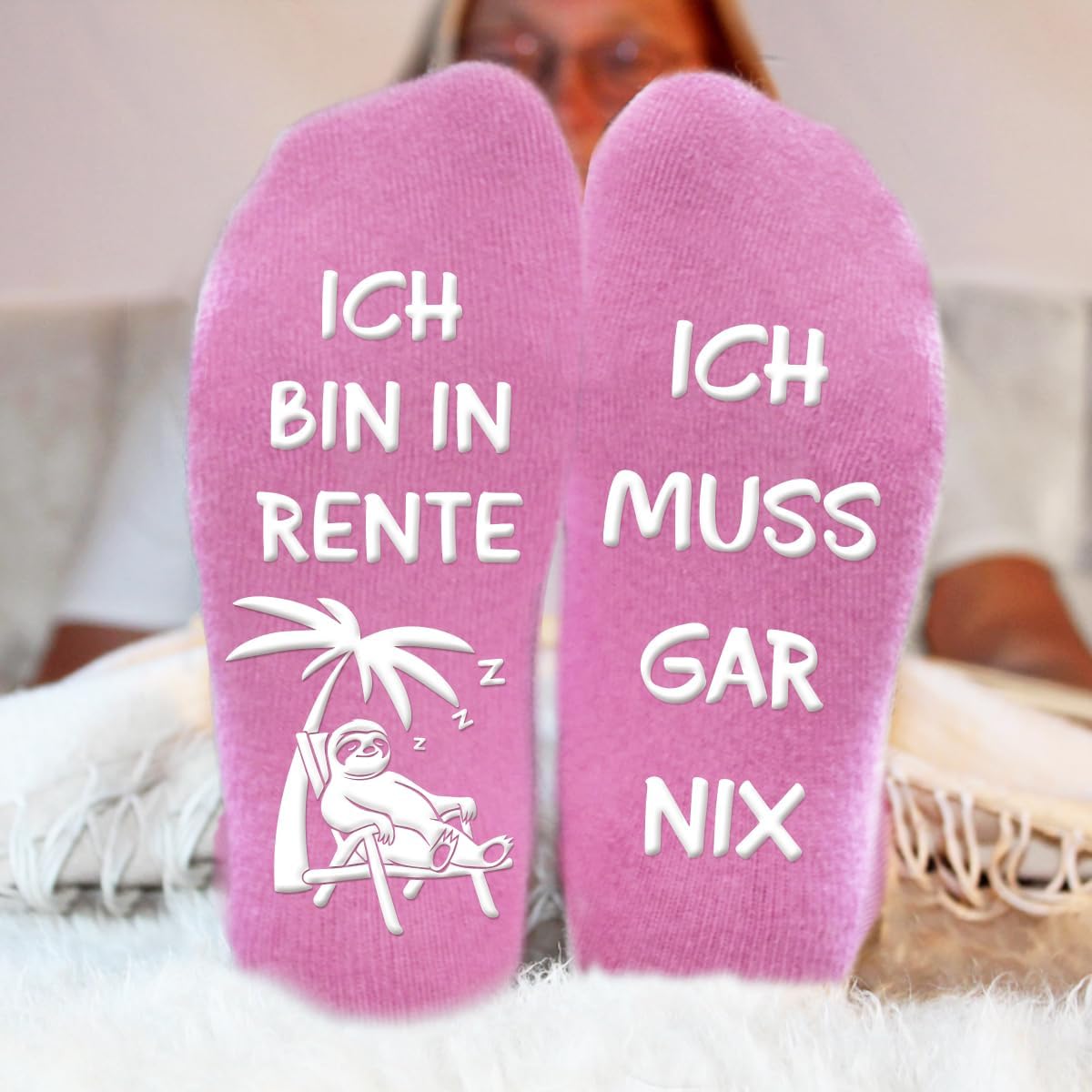 BOYATONG Retirement Gift Woman, Funny Socks Pension Gifts – Bild 3