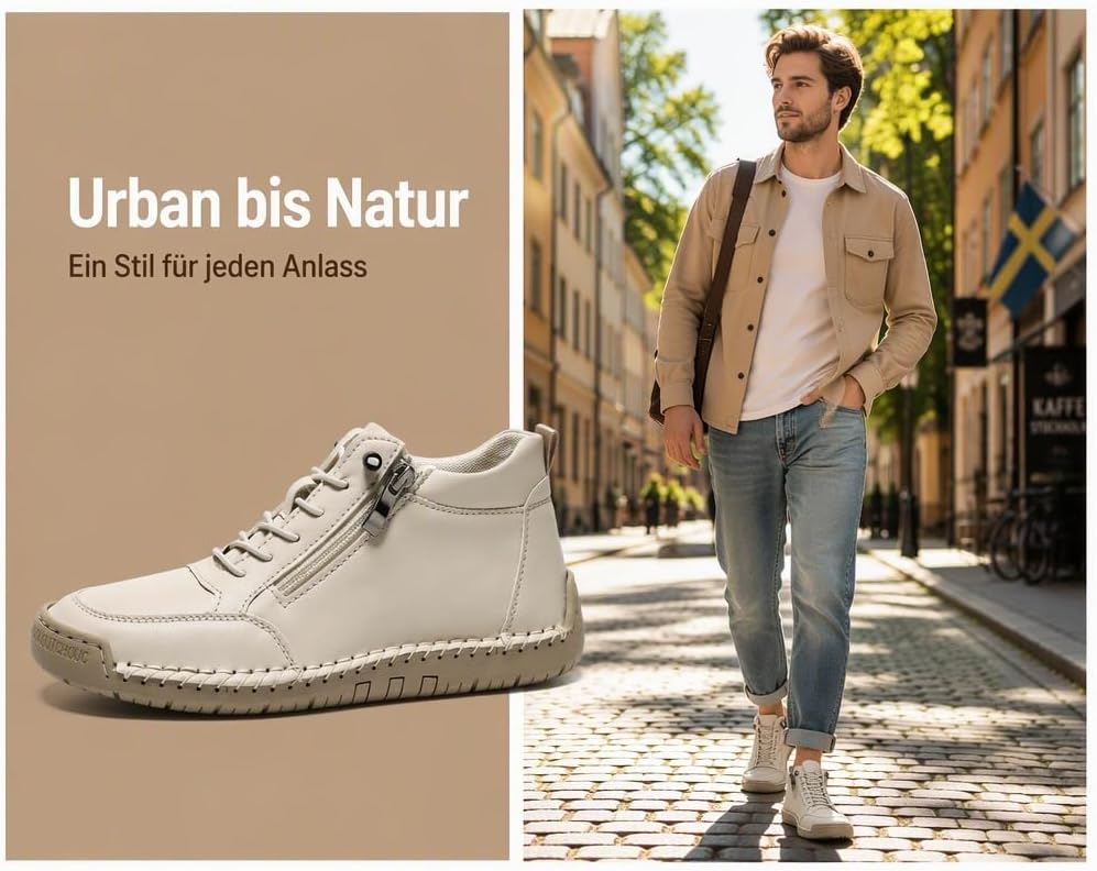 OrthopäDische Schuhe Damen Kalbsleder, Bequeme rutschfest – Bild 2