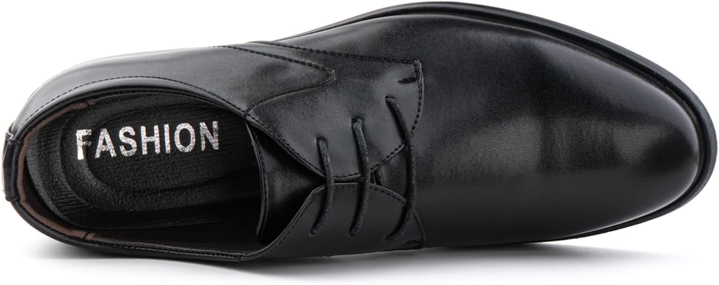 Hitmars Suit Shoes Men's Lace-Up Shoes Business Shoes Classic Derby Oxford Leather Shoes Wedding Shoes Black Brown Blue 39-48 – Bild 4