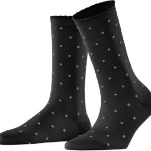 FALKE Women's Spike Dot W So Cotton Patterned Socks (Pack of 1)