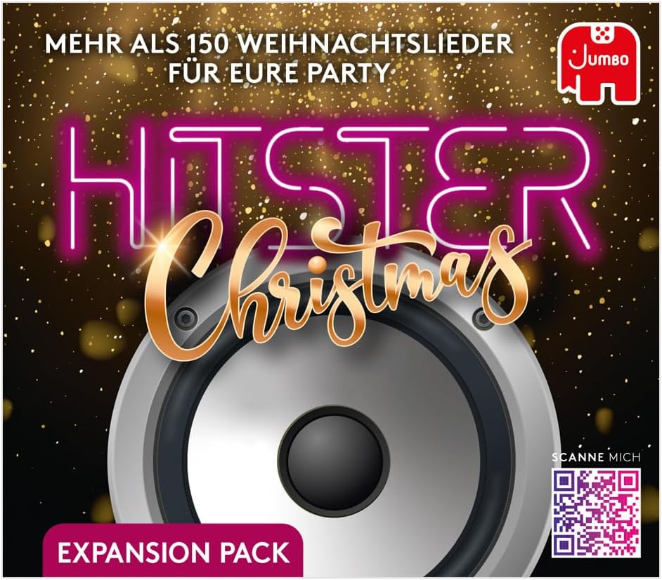 Hitster Christmas Expansion - Party Game for Adults with 150+ Christmas Hits - Music Game for Scan & Remember - Funny Card & Board Game for Friends & Family - For 2-10 Players, 16+ (DE)