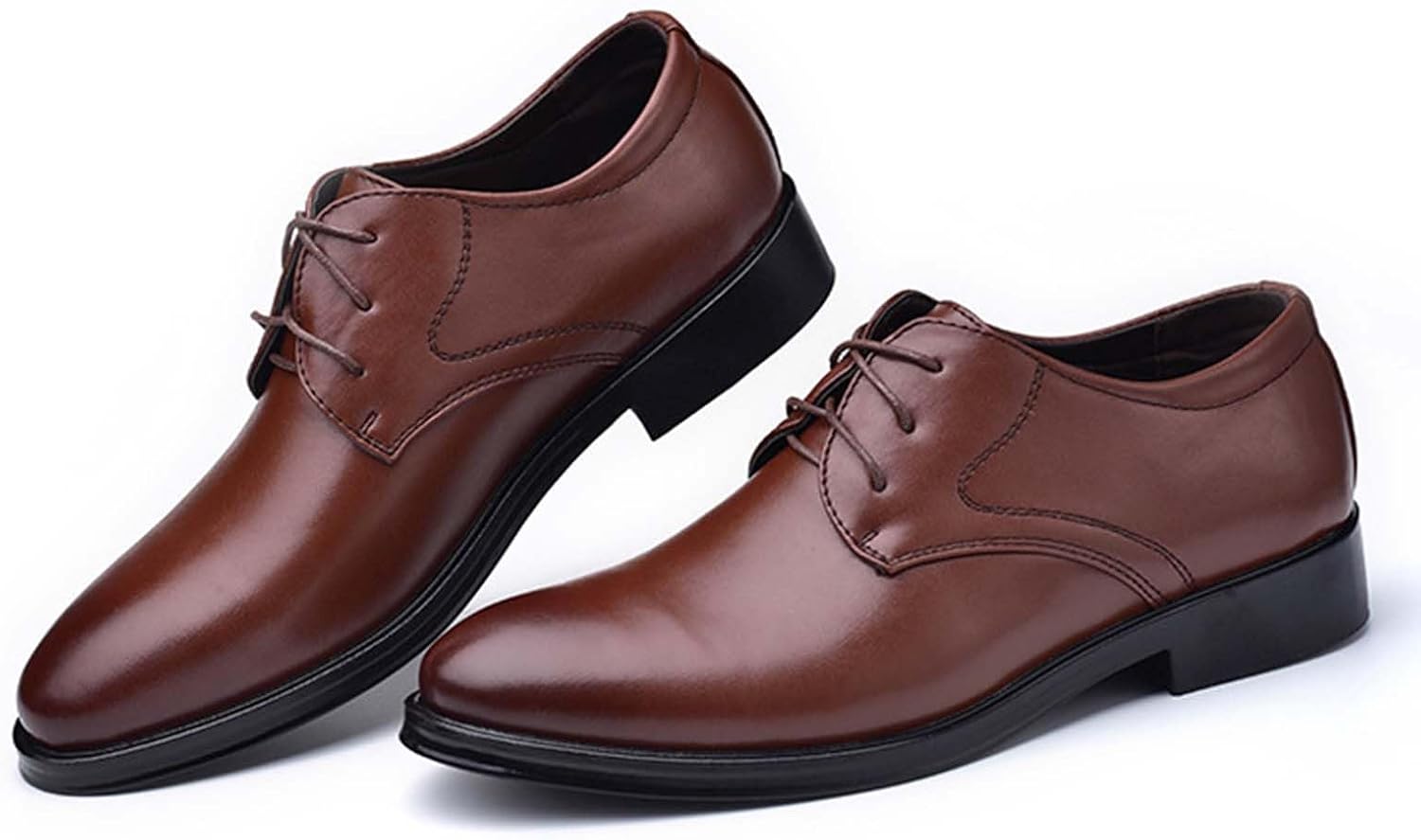 Business Shoes Men's Suit Shoes Classic Business Leather Shoes Derby Oxfords Wedding Shoes Suit Shoes Men's Lace-Up Shoes Classic Business Derby Formal Business Casual Shoes – Bild 7