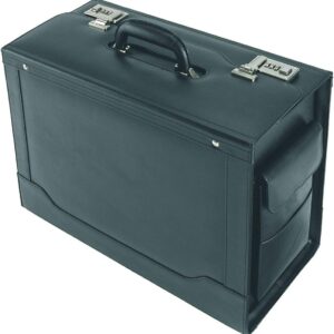 Alassio – 45042 ANCONA – pilot case, imitation leather, black