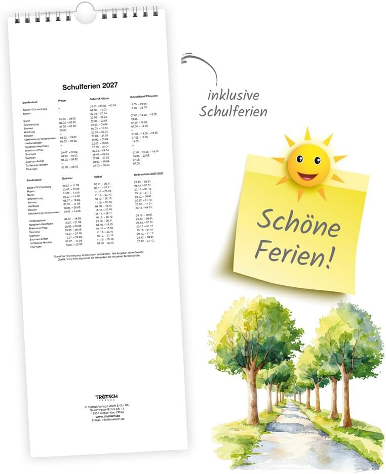 TRÖTSCH - Maxi-Streifenkalender Oma und Opa Terminkalender 2027 – Bild 6