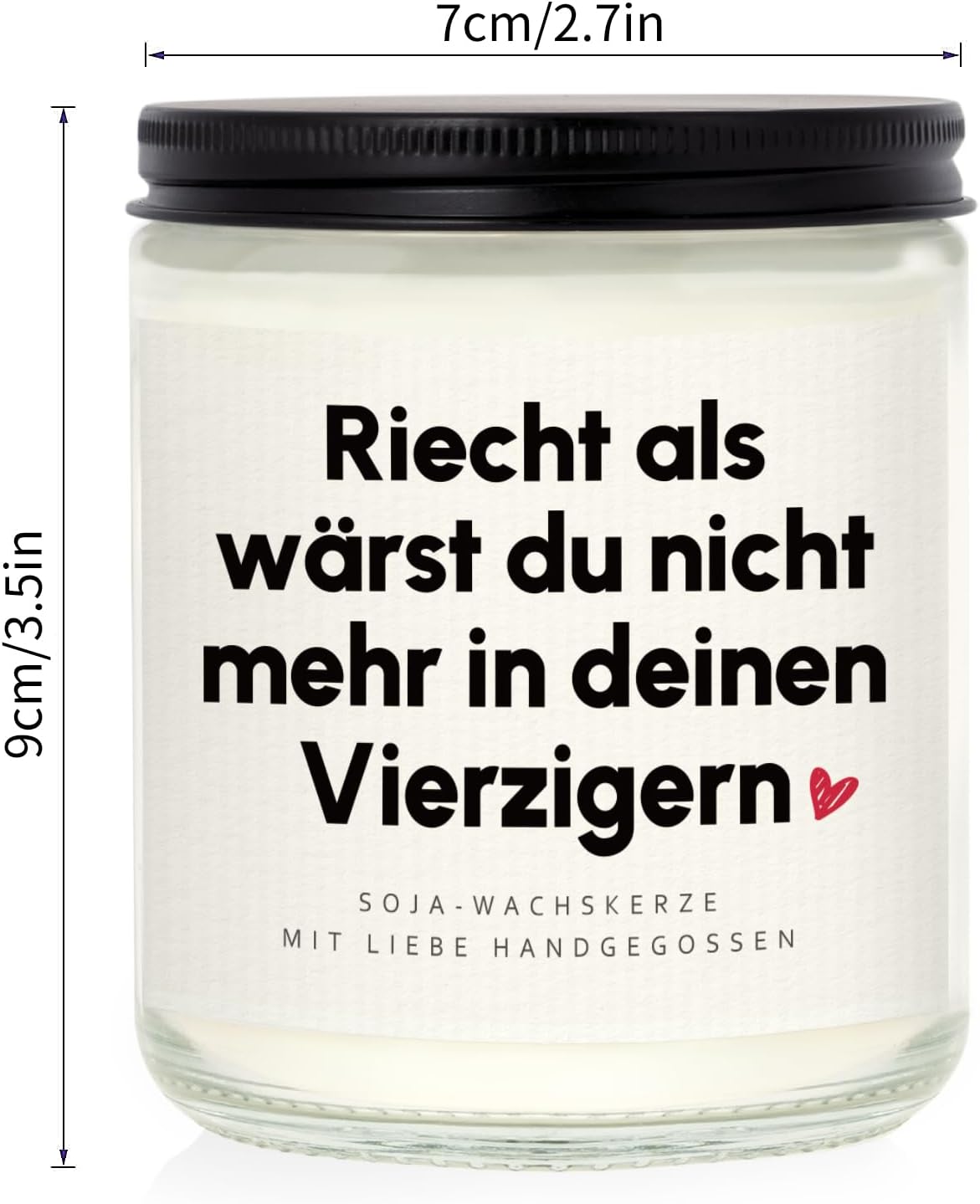 Craftique 30th Birthday Women, Soy Wax Candle – Bild 7