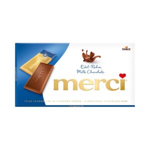 merci Chocolate Bar Precious Cream 1 x 100 g (4 Plates)