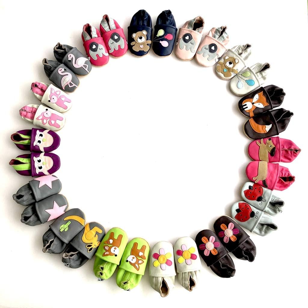 Crawling Shoes – brand quality many designs up to 4 years, baby shoes, leather baby slippers, first walking shoes, leather slippers – Bild 8