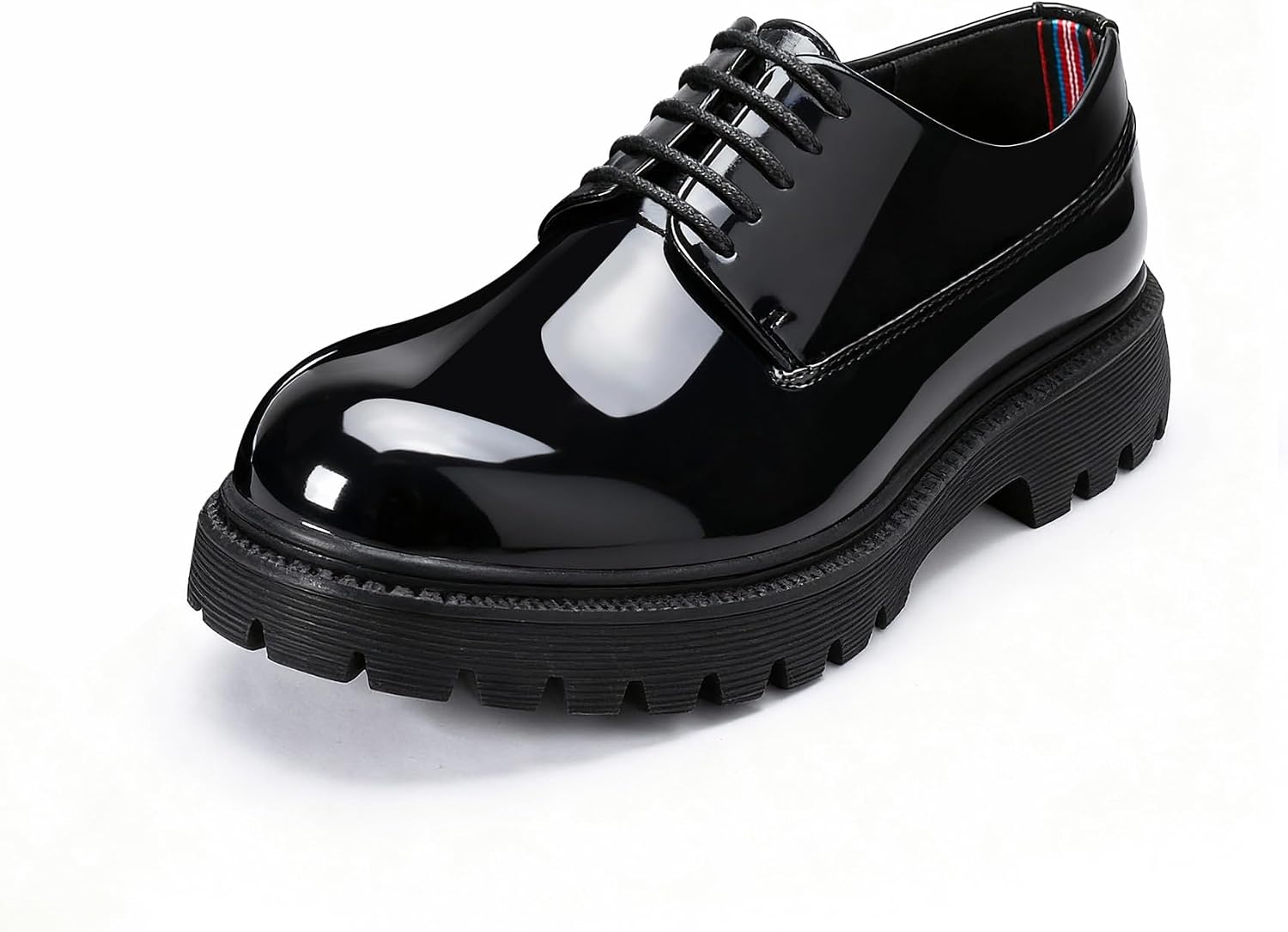 Allthemen Men's Derby Shoes Leather Lace-Up Brogue Suit Shoes Business Classic Lace-Up Shoes Oxford Formal