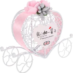 BCOATH Treats for Party Heart Carriage Candy Boxes Box Wedding Favour Bag Elegant Decor