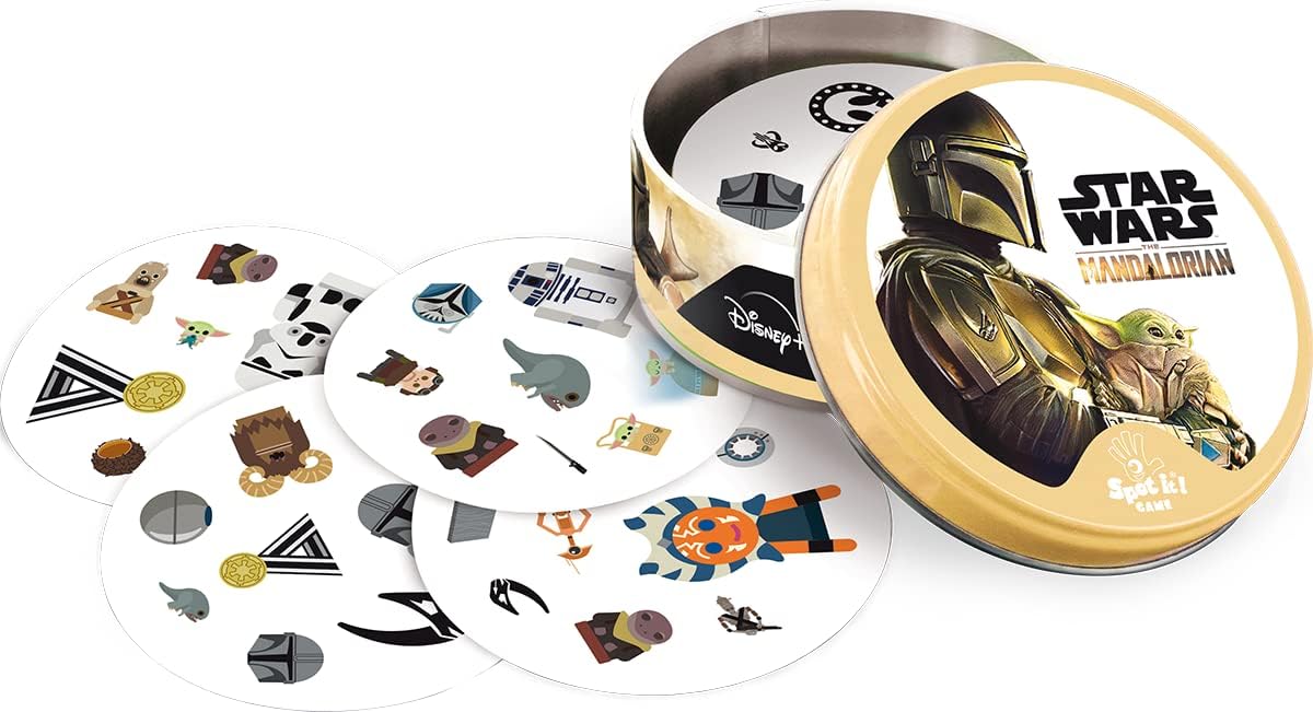 Asmodee, Dobble Star Wars: The Mandalorian, Fast-paced Family Game, German – Bild 6