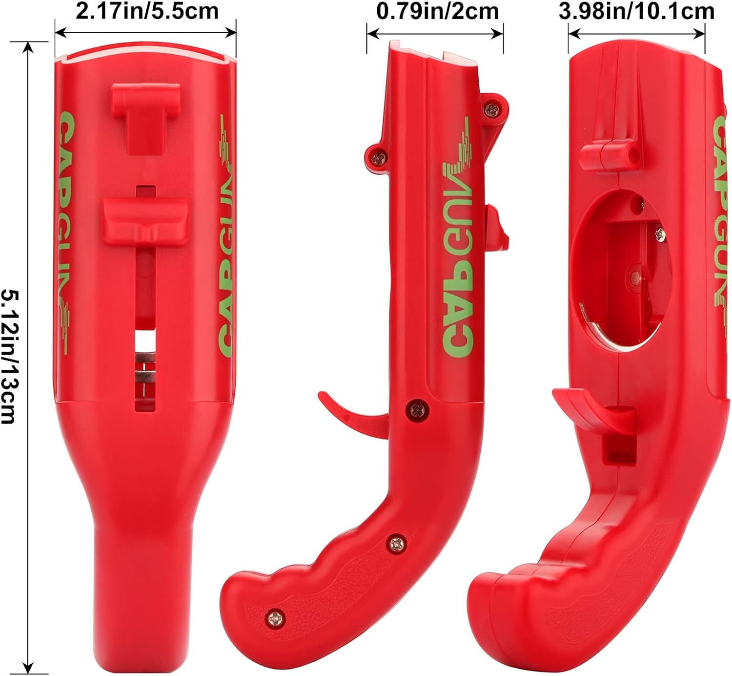 Beer Opener Gadgets for Men Cap Gun Bottle Opener Pack of 3 Funny Bottle Cap Gun Launcher for Home Party, Barbecue, 3 in 1 Pack – Bild 4