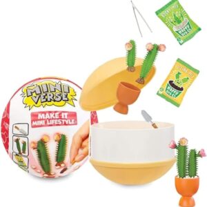 MGA’s Miniverse Make It Mini Lifestyle Series 1 – DIY Lifestyle Playset with Replica Items, Secret Blind Packaging and Resin – Suitable for Children from 8 Years