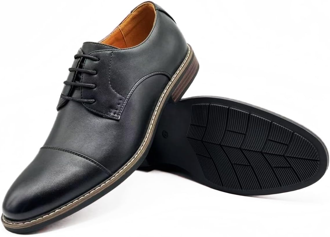 Finishing & Sewing Men's Oxford Lace Up Shoes with Caps – Bild 5