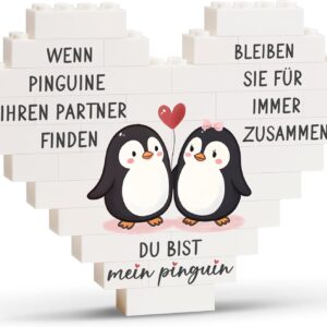 Anniversary gift for him her, I love you gifts for men women, wedding anniversary gifts for men, love gifts partner for Valentine’s Day, Christmas, heart-shaped ornaments