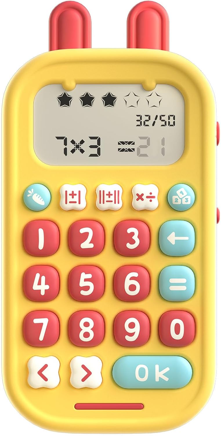 alilo Maths Game for Children 5-12 Years, Electronic Mental Calculation Trainer for Addition, Subtraction, Multiplication & Division, Interactive Maths Trainer with 19 Games, 5 Modes & 50,000 Tasks