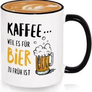 Beer Gifts for Men, Funny Coffee Cup, Coffee Cup, 330 ml, Ceramic
