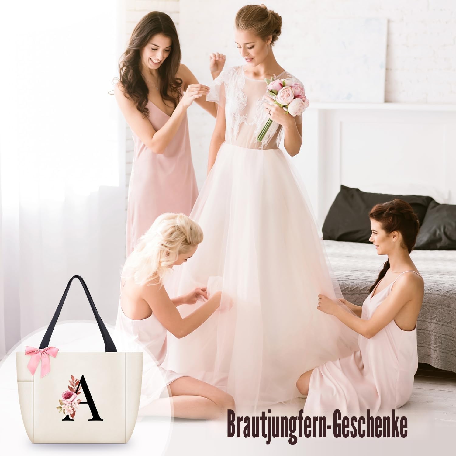 Vavabox Women's A-Z Handbag with Letter - Gifts for Women – Bild 6