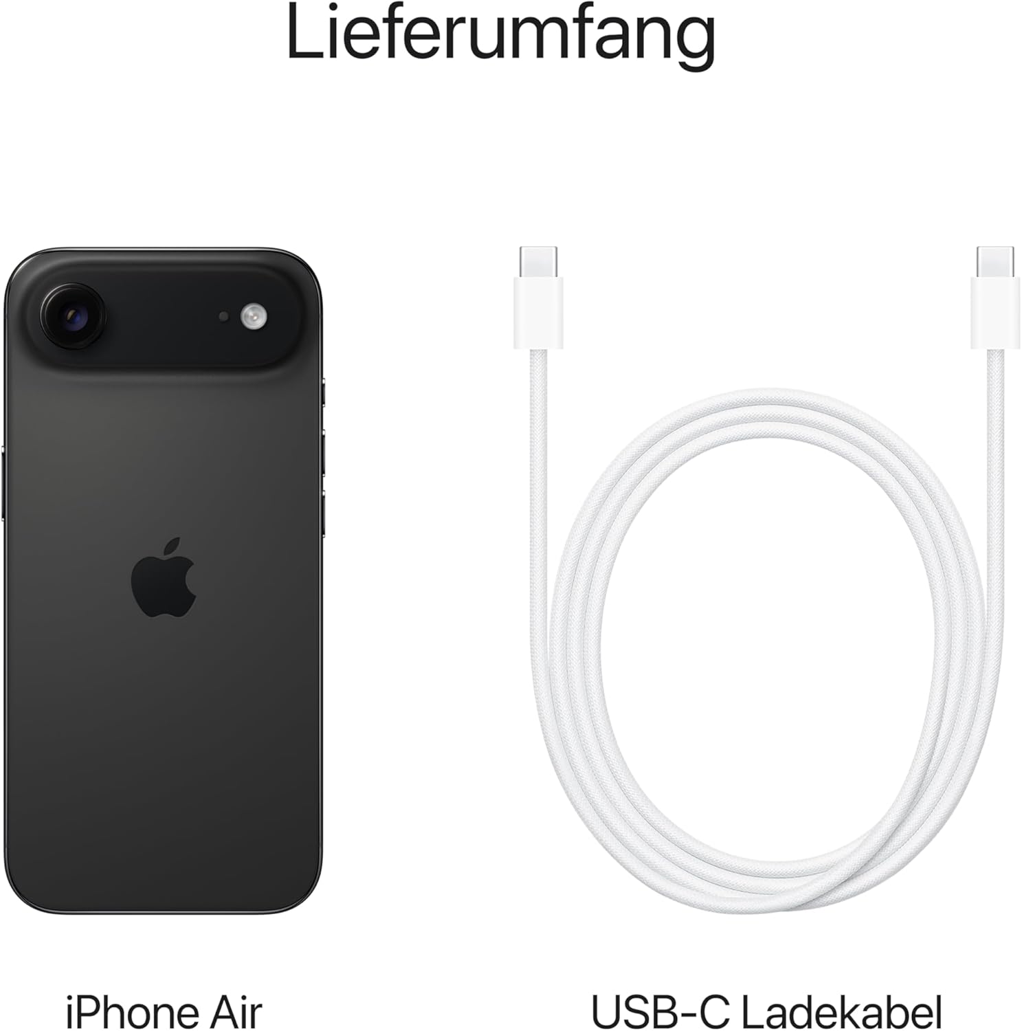Apple iPhone Air 256 GB: Thinnest iPhone Ever, 6.5 Inch Display with ProMotion up to 120 Hz, Strong A19 Pro Chip, Centre Stage Front Camera, Battery for All Day, eSim; Space Black – Bild 6