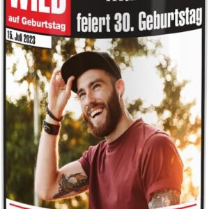 Lustapotheke Beer Can with Photo Label – Extraordinary Beer Gift for Birthday 1 Litre