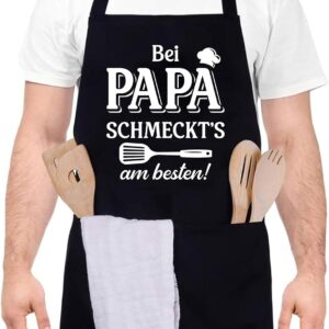 Funny cooking apron for men, barbecue apron, adjustable apron