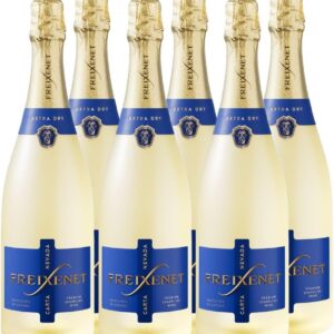 Freixenet Carta Extra Dry (6 x 0.75 l) – Extra Dry Premium Sparkling Wine from Spain with Mirabelle and Citrus Notes, Excellent with Cheese, Desserts or as an Aperitif