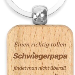 Father-in-law gifts key ring wooden Father's Day gift gift for father-in-law gift birthday Father's Day Father's Day Father's Day men's day Valentine's Day Christmas advent calendar