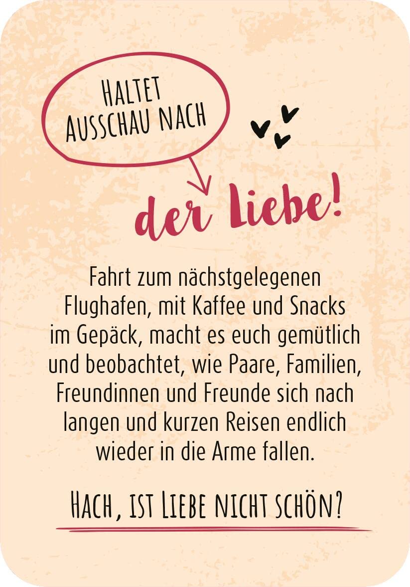 99 herrlich verrückte Ideen für euer Leben zu zweit: Bucket-List-Kärtchen für Paare, Geschenk zur Hochzeit oder zum Valentinstag – Bild 2