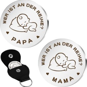 Expectant Mum Dad Valentine’s Day Gifts Decision Coin New Parents Gifts for Birth Pregnancy Gift Christening Gifts for Girls Boys Baby Shower Gift