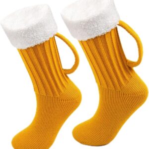 Beer socks, beer gifts for men, beer socks for Oktoberfest and sports, comfortable cotton socks