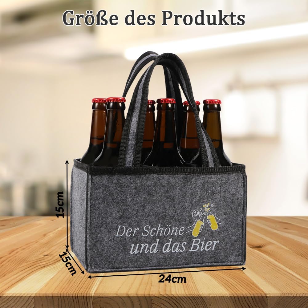 Men's Handbag, Beer Gift, Birthday Gift for Men, Men Gifts – Bild 2