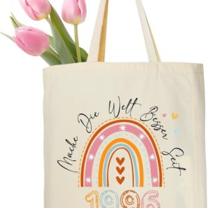 Ysound 30th Birthday Women Cotton Bag Gifts for Wife Cotton Bag, 1996 Fabric Bag Shopper Bag as 30th Birthday Gift, Gift for Women Mum Colleague Girlfriend for Birthdays