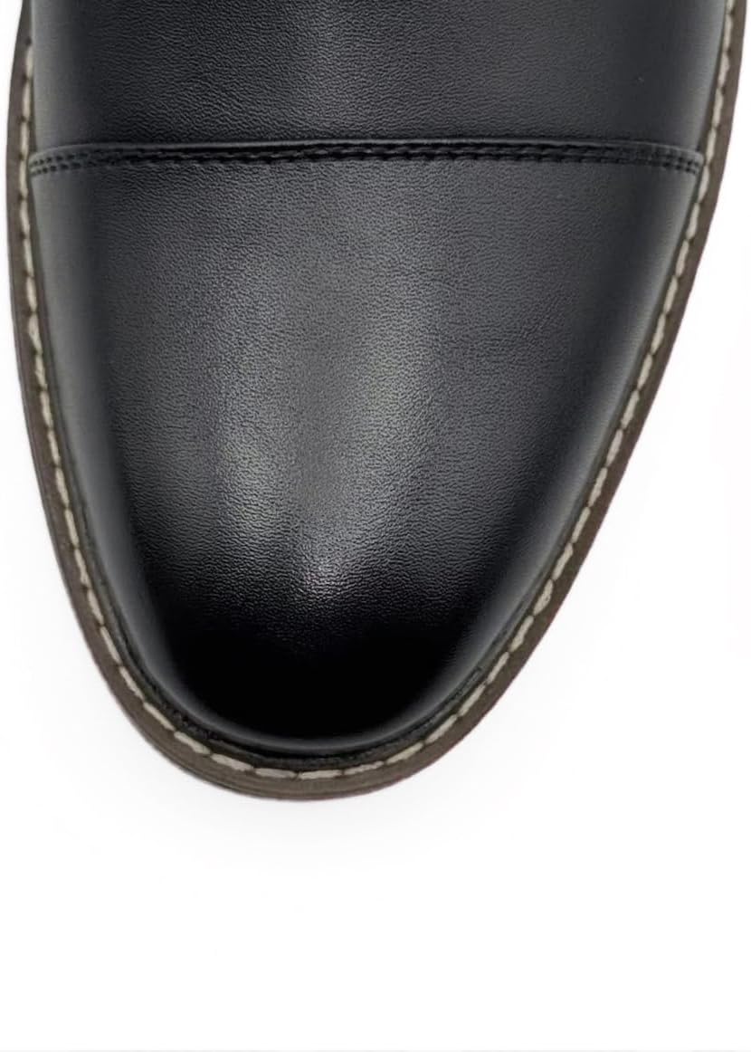 Finishing & Sewing Men's Oxford Lace Up Shoes with Caps – Bild 7