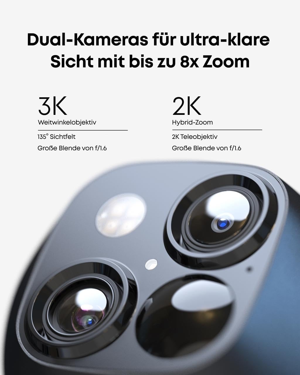 eufyCam 4-Pack Outdoor Surveillance Camera without Subscription 4GHz WiFi – Bild 3