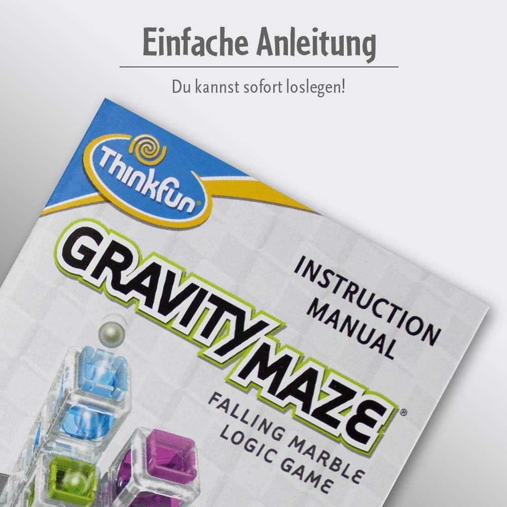 ThinkFun - 76433 - Gravity Maze - the exciting ball maze for girls and boys from 8 years, brain training with a marble run in updated packaging design. – Bild 5