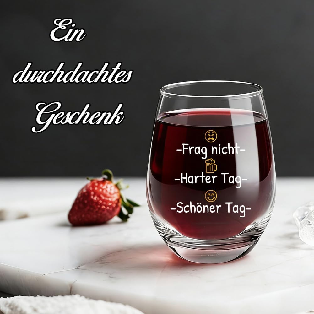 Funny Gifts Wine Glasses Funny Gifts for Men Women Funny Men Gifts Fun Gifts Birthday Gift Fun Unusual Gift for Colleagues Friends Bride and Groom Dads – Bild 7
