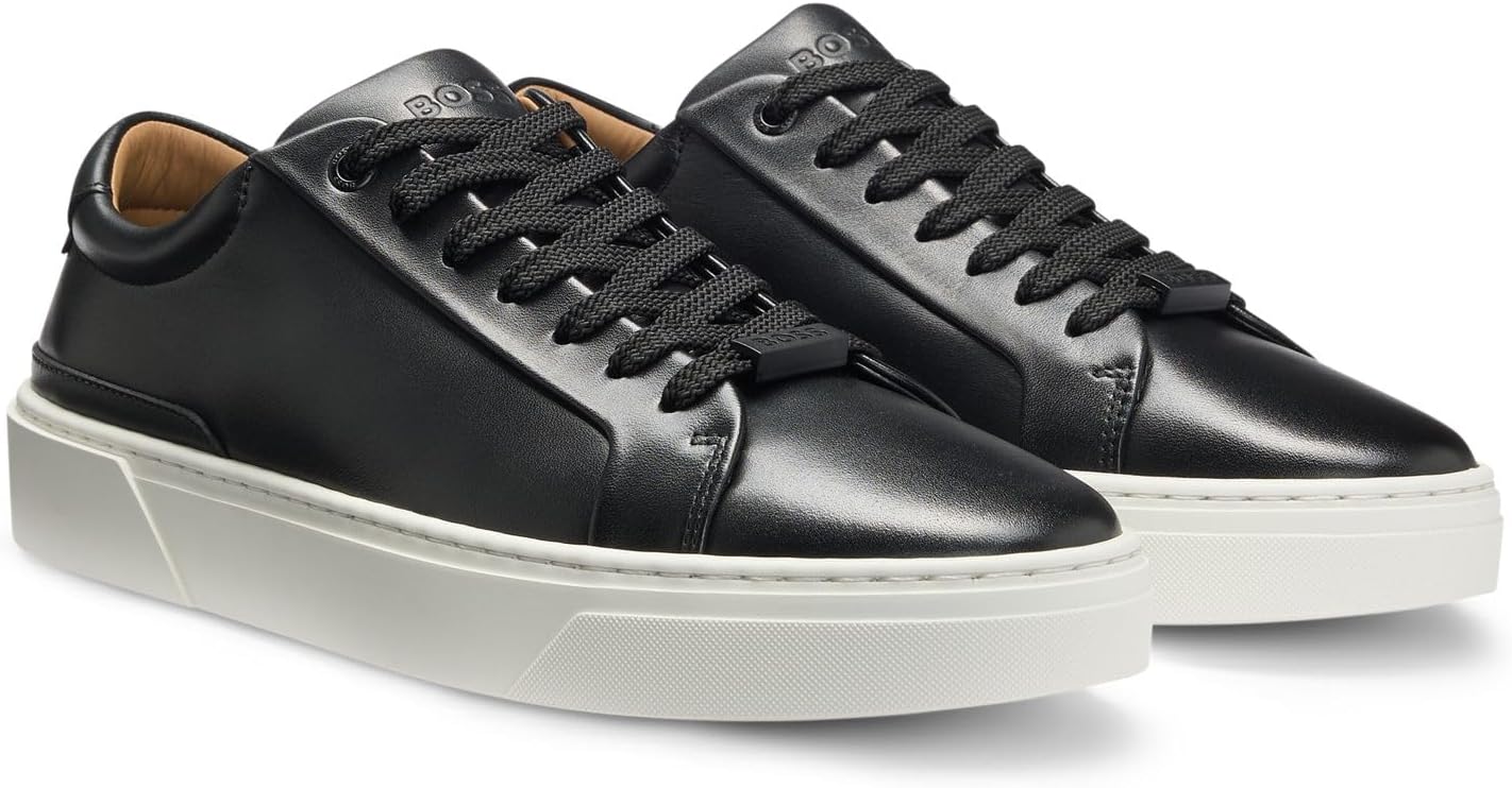 BOSS Men's Gary Tenn Gary Leather Trainers Size – Bild 4