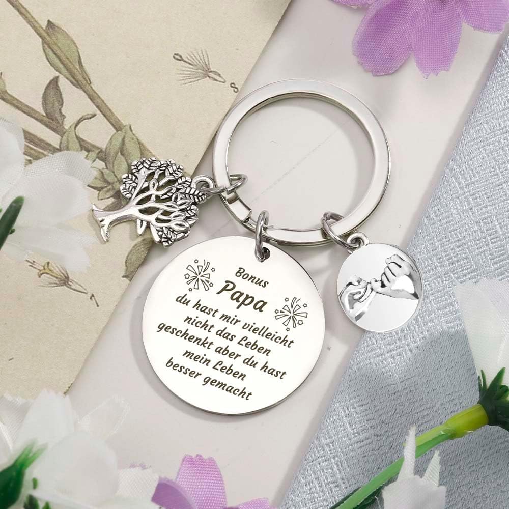 Dad Gift Father's Day Keyring Gifts Birthday Dad Gifts For Father's Day Best Dad Gifts Bonus Dad Gift Stepdad Gift Father Daughter Thank You Gift Christmas – Bild 6