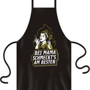 YORA BBQ Apron for Men Father’s Day Gift – Cooking Apron Funny [Includes Certificate] – Funny Gifts for Father’s Day – Gift Ideas Grandpa & Dad – Funny