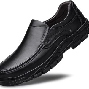 Men's Casual Shoes Slip On Loafers Leather Shoes for Dress Business Work Office