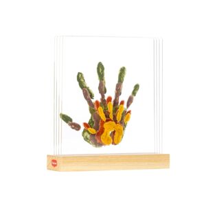 Tiny Love Family Prints, Customisable Handprint Set, Family, DIY Wooden Memory Frame, Dermatologically Tested, Gift Newborn, Baby Shower Gift, All-in-One Set, Tiny Creations
