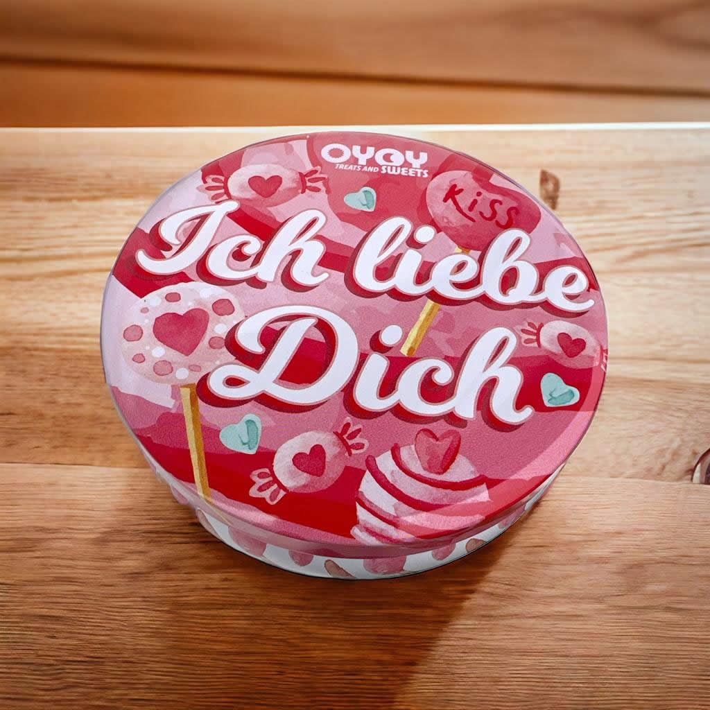 OYOY I Love You Gift Box Filled with Approx. 170 g Red Chocolate Hearts with Milk Cream Filling I Gift Set Chocolate Ideal for Valentine's Day or Love Gift I Love You Chocolate – Bild 6