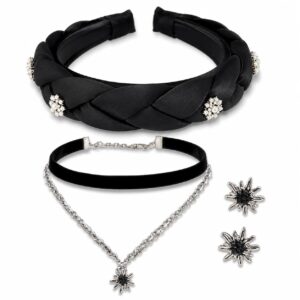 Women’s Dirndl Headband Set for Folk Festival Women’s Outfit Beer Tent Party & Bavarian Celebrations
