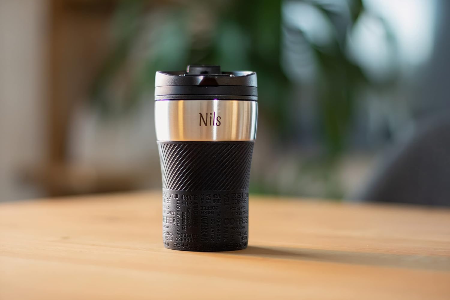 Milu Thermal Mug with Engraving, 210 ml, Gift Idea, Personalised Gift with Name, Father's Day for Men, Women, Mum, Dad, Girlfriend (210 ml, Black) – Bild 6