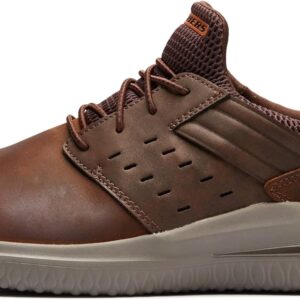 Skechers Men's Delson 3.0 Ezra Trainers, brown