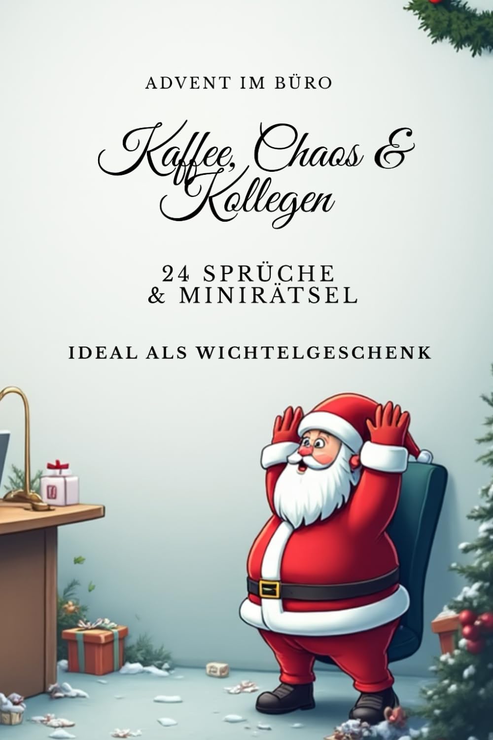 Advent im Büro Kaffee, Chaos & Kollegen: 24 Sprüche & Minirätsel ideal als Wichtelgeschenk