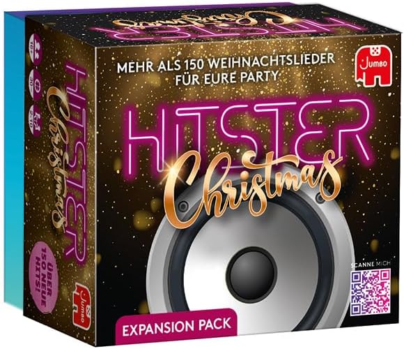 Hitster Christmas Expansion - Party Game for Adults with 150+ Christmas Hits - Music Game for Scan & Remember - Funny Card & Board Game for Friends & Family - For 2-10 Players, 16+ (DE) – Bild 2