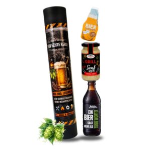Gift Roll "Beer. BBQ. Legends" - Gift for Real Guys, Father's Day, Men's Day