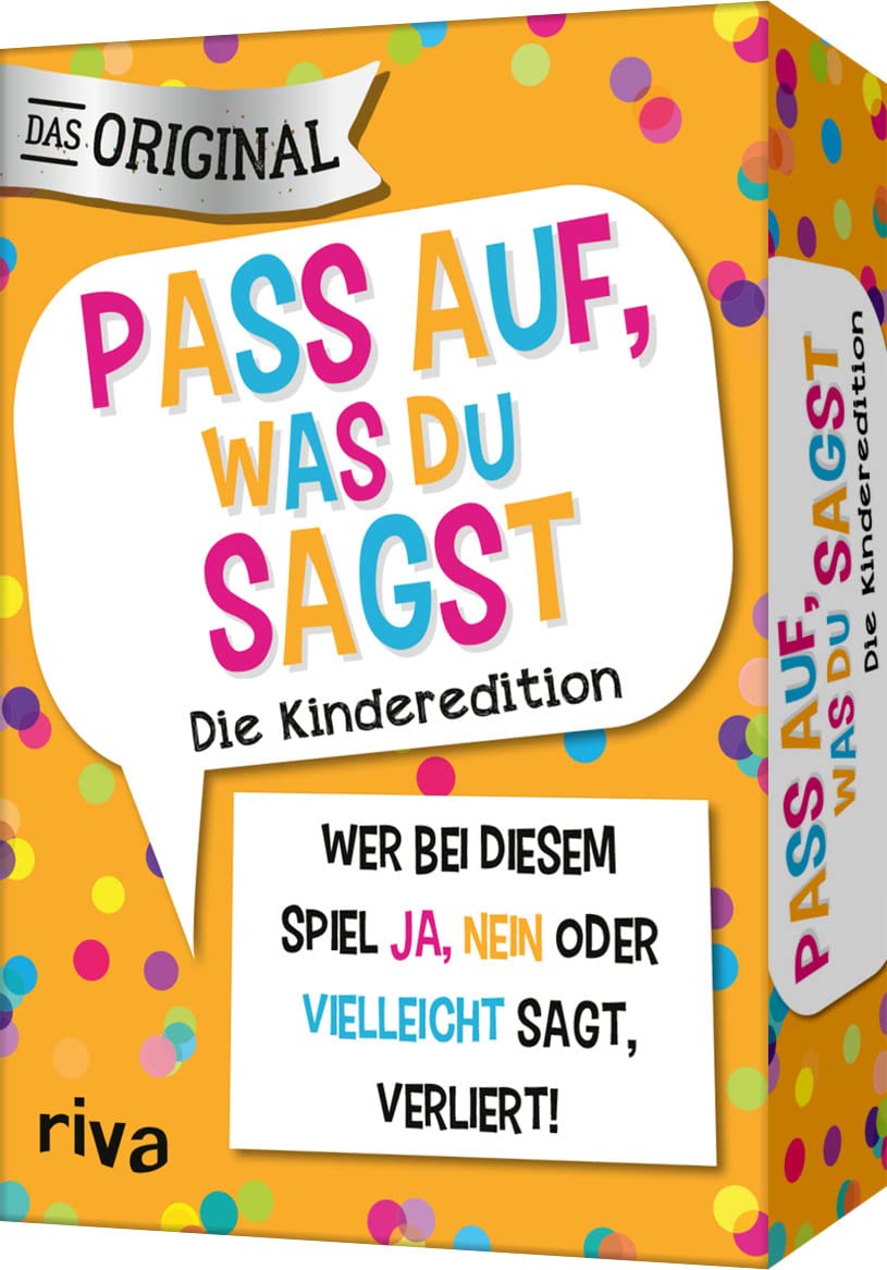 Pass auf, was du sagst – Die Kinderedition: Wer bei diesem Spiel »Ja«, »Nein« oder »Vielleicht« sagt, verliert! | Das Original. Das perfekte Geschenk. Für Kinder ab 6 Jahren