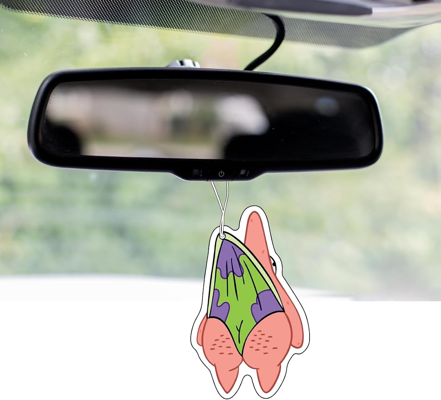 2 x Air Freshener with Starfish Patrick Motif, Funny Fragrance Dispenser, Car Tuning, Air Freshener, Fragrance Pendant, Air Freshener, Joke Item – Bild 2